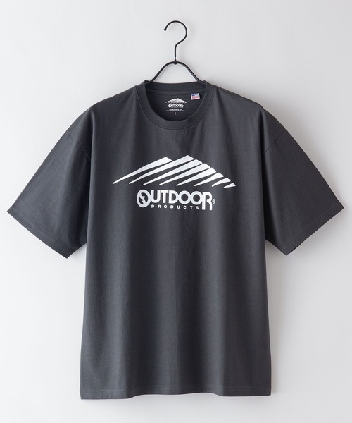 OUTDOOR PRODUCTS(アウトドアプロダクツ)の「【OUTDOOR PRODUCTS/アウトドアプロダクツ】USAコットン ロゴプリント ビッグシルエット Tシャツ(Tシャツ/カットソー・メンズ・チャコールグレー/カーキ/ブラック/ブルー系その他/ホワイト/ブラウン・MEDIUM/LARGE/X-LARGE)」の9枚目の写真