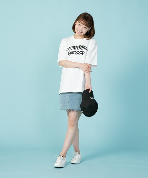 OUTDOOR PRODUCTS(アウトドアプロダクツ)の「【OUTDOOR PRODUCTS/アウトドアプロダクツ】USAコットン ロゴプリント ビッグシルエット Tシャツ(Tシャツ/カットソー・メンズ・チャコールグレー/カーキ/ブラック/ブルー系その他/ホワイト/ブラウン・MEDIUM/LARGE/X-LARGE)」の18枚目の写真
