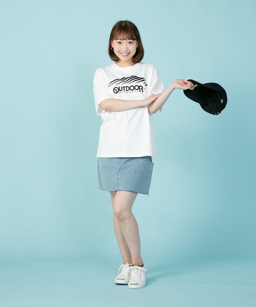 OUTDOOR PRODUCTS(アウトドアプロダクツ)の「【OUTDOOR PRODUCTS/アウトドアプロダクツ】USAコットン ロゴプリント ビッグシルエット Tシャツ(Tシャツ/カットソー・メンズ・チャコールグレー/カーキ/ブラック/ブルー系その他/ホワイト/ブラウン・MEDIUM/LARGE/X-LARGE)」の19枚目の写真