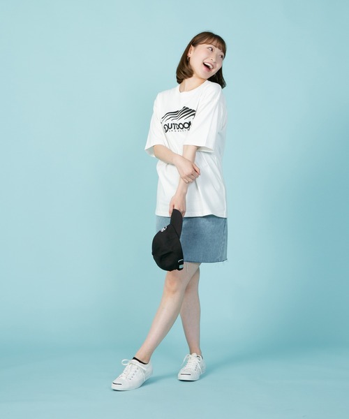 OUTDOOR PRODUCTS(アウトドアプロダクツ)の「【OUTDOOR PRODUCTS/アウトドアプロダクツ】USAコットン ロゴプリント ビッグシルエット Tシャツ(Tシャツ/カットソー・メンズ・チャコールグレー/カーキ/ブラック/ブルー系その他/ホワイト/ブラウン・MEDIUM/LARGE/X-LARGE)」の20枚目の写真
