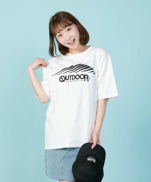 OUTDOOR PRODUCTS(アウトドアプロダクツ)の「【OUTDOOR PRODUCTS/アウトドアプロダクツ】USAコットン ロゴプリント ビッグシルエット Tシャツ(Tシャツ/カットソー・メンズ・チャコールグレー/カーキ/ブラック/ブルー系その他/ホワイト/ブラウン・MEDIUM/LARGE/X-LARGE)」の21枚目の写真