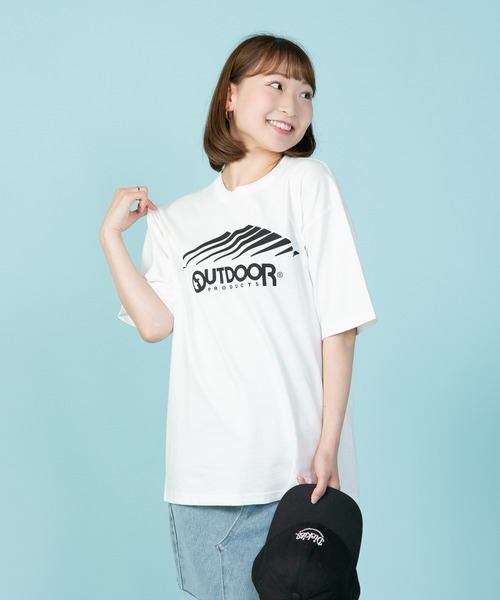 OUTDOOR PRODUCTS(アウトドアプロダクツ)の「【OUTDOOR PRODUCTS/アウトドアプロダクツ】USAコットン ロゴプリント ビッグシルエット Tシャツ(Tシャツ/カットソー・メンズ・チャコールグレー/カーキ/ブラック/ブルー系その他/ホワイト/ブラウン・MEDIUM/LARGE/X-LARGE)」の22枚目の写真
