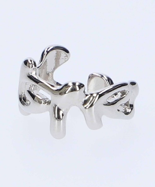 X-girl（エックスガール）の「X-GIRL LOGO RING（リング・レディース・シルバー/ゴールド・ONE SIZE）」の2枚目の写真