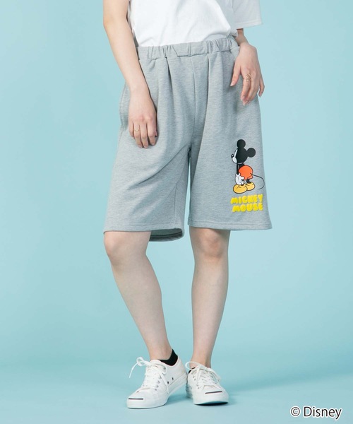Disney（ディズニー）の「【OUTDOOR PRODUCTS/アウトドアプロダクツ】【DISNEY/ディズニー】 【MICKEY MOUSE/ミッキーマウス】別注 ミニ裏毛 スウェット　ショートパンツ（その他パンツ・メンズ・ブラック/杢グレー・MEDIUM/LARGE/SMALL/X-LARGE）」の19枚目の写真