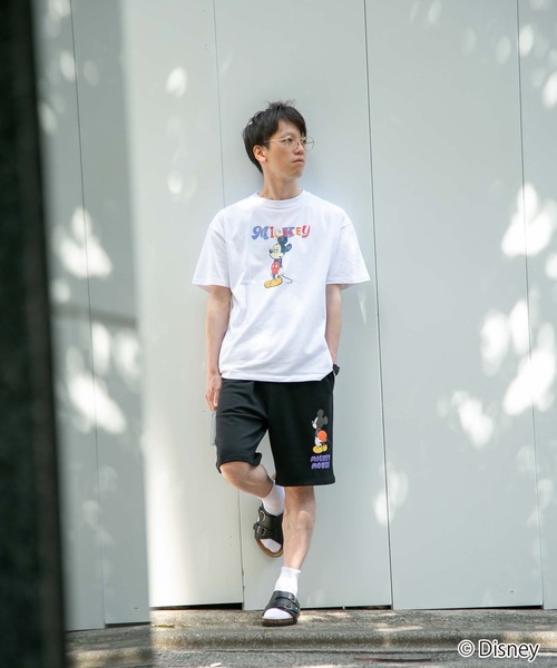 Disney（ディズニー）の「【OUTDOOR PRODUCTS/アウトドアプロダクツ】【DISNEY/ディズニー】 【MICKEY MOUSE/ミッキーマウス】別注 ミニ裏毛 スウェット　ショートパンツ（その他パンツ・メンズ・ブラック/杢グレー・MEDIUM/LARGE/SMALL/X-LARGE）」の10枚目の写真