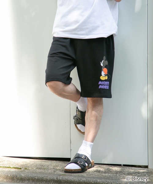 Disney（ディズニー）の「【OUTDOOR PRODUCTS/アウトドアプロダクツ】【DISNEY/ディズニー】 【MICKEY MOUSE/ミッキーマウス】別注 ミニ裏毛 スウェット　ショートパンツ（その他パンツ・メンズ・ブラック/杢グレー・MEDIUM/LARGE/SMALL/X-LARGE）」の11枚目の写真