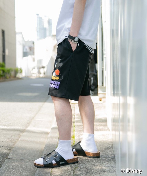 Disney（ディズニー）の「【OUTDOOR PRODUCTS/アウトドアプロダクツ】【DISNEY/ディズニー】 【MICKEY MOUSE/ミッキーマウス】別注 ミニ裏毛 スウェット　ショートパンツ（その他パンツ・メンズ・ブラック/杢グレー・MEDIUM/LARGE/SMALL/X-LARGE）」の13枚目の写真