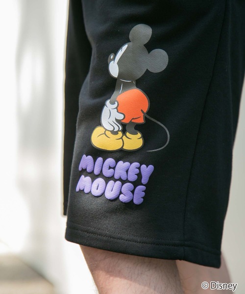 Disney（ディズニー）の「【OUTDOOR PRODUCTS/アウトドアプロダクツ】【DISNEY/ディズニー】 【MICKEY MOUSE/ミッキーマウス】別注 ミニ裏毛 スウェット　ショートパンツ（その他パンツ・メンズ・ブラック/杢グレー・MEDIUM/LARGE/SMALL/X-LARGE）」の14枚目の写真