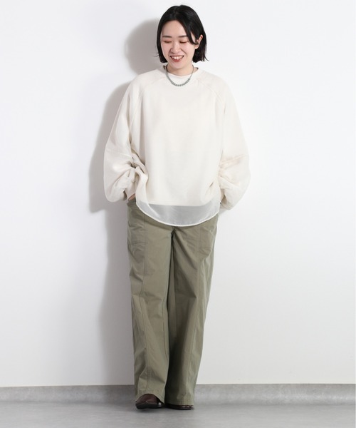 cepo（セポ）の「オーガンジーレイヤードトップス（Tシャツ/カットソー・レディース・オフホワイト/ホワイト/ミント・FREE）」の11枚目の写真