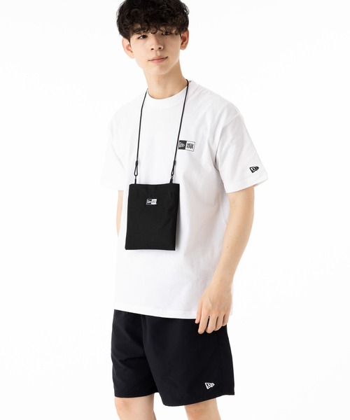 NEW ERA（ニューエラ）の「ニューエラ フラット ネックポーチ ショルダーBAG（ショルダーバッグ・メンズ・ブラック/ベージュ・FREE）」の11枚目の写真