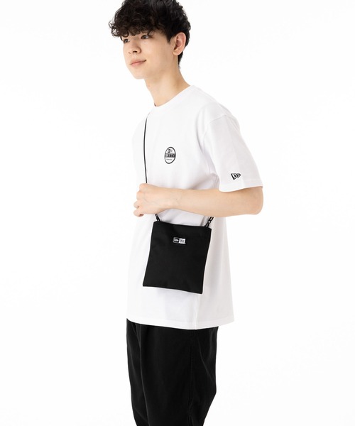 NEW ERA（ニューエラ）の「ニューエラ フラット ネックポーチ ショルダーBAG（ショルダーバッグ・メンズ・ブラック/ベージュ・FREE）」の10枚目の写真