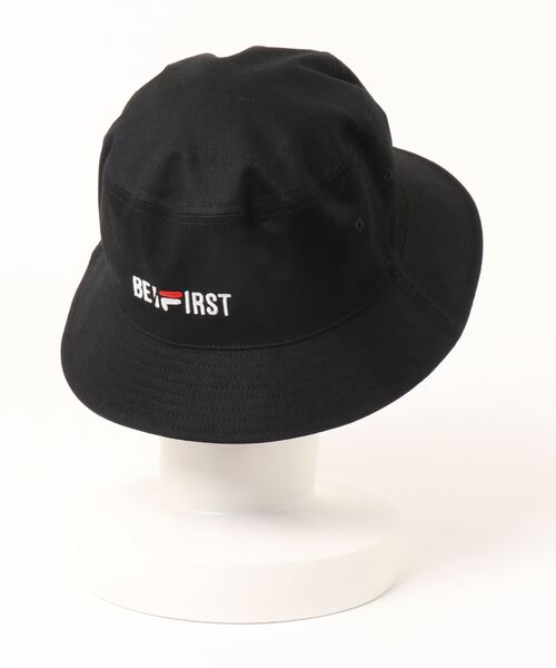 FILA（フィラ）の「FILA  SS23 BE:FIRST HAT（ハット・メンズ・ホワイト/ベージュ/ブラック・58cm）」の4枚目の写真