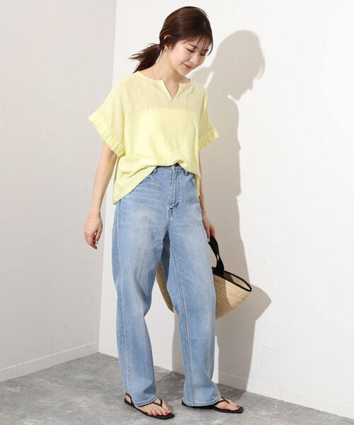 SEEALL   SLOBE IENA   ケーブルトップス　キャミソール SEEALL SLOBE IENA ケーブルトップス キャミソール