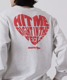 MODISH GAZE（モディシュガゼ）の「MODISH GAZE 裏毛スウェット ハートロゴ発泡プリント（スウェット）」