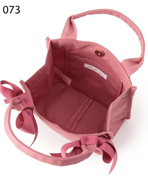 couture brooch（クチュールブローチ）の「ミニトートバッグ（トートバッグ・レディース・アイボリー/ブラック/ピンク系・00）」の13枚目の写真