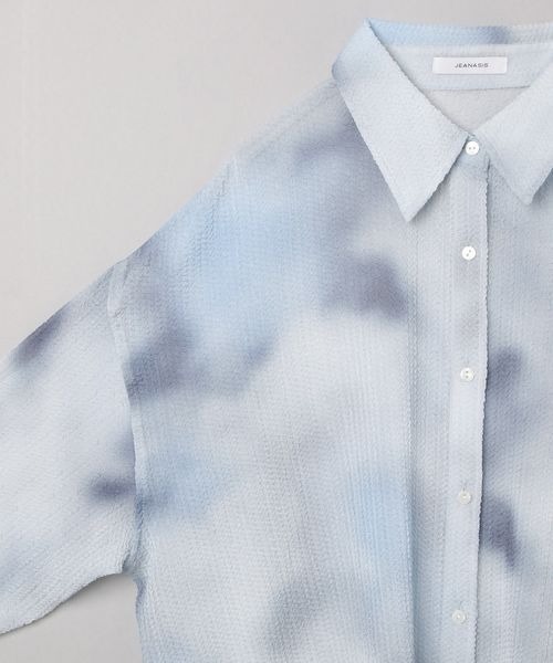 JEANASIS（ジーナシス）の「ボカシエンボスシアーシャツ/198846