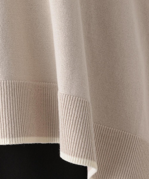 GLOBAL WORK（グローバルワーク）の「洗えるサラサラポンチョベスト/177848（ベスト・レディース・ブラック/アイボリー/グレイッシュベージュ・FREE）」の20枚目の写真