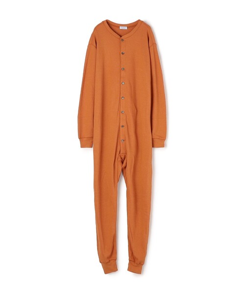 TOMORROWLAND (トゥモローランド)の「THREAD, MOUTH AND THE MOON FRONT BUTTON ボディースーツ(つなぎ/オールインワン・レディース・ダークブラウン/オレンジ/ブラック・M)」の3枚目の写真