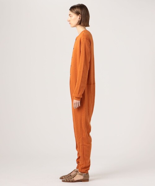 TOMORROWLAND (トゥモローランド)の「THREAD, MOUTH AND THE MOON FRONT BUTTON ボディースーツ(つなぎ/オールインワン・レディース・ダークブラウン/オレンジ/ブラック・M)」の12枚目の写真