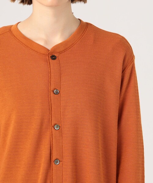 TOMORROWLAND (トゥモローランド)の「THREAD, MOUTH AND THE MOON FRONT BUTTON ボディースーツ(つなぎ/オールインワン・レディース・ダークブラウン/オレンジ/ブラック・M)」の14枚目の写真