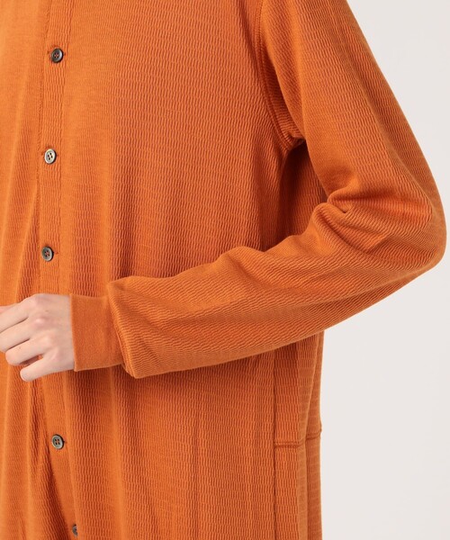 TOMORROWLAND (トゥモローランド)の「THREAD, MOUTH AND THE MOON FRONT BUTTON ボディースーツ(つなぎ/オールインワン・レディース・ダークブラウン/オレンジ/ブラック・M)」の8枚目の写真