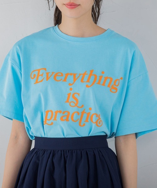 tシャツ デニムロゴTシャツ「洗濯機で洗える」 レディース clear デニムロゴTシャツ[CL8559] | レディースファッション通販