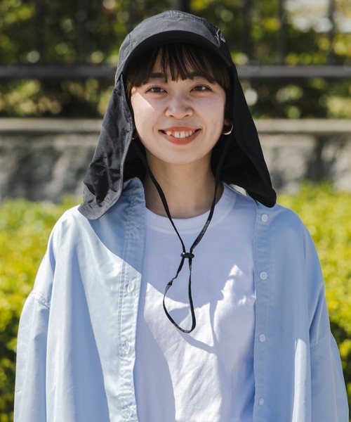 KiU（キウ）の「紫外線防止 サンシェード付きジェットキャップ（キャップ・レディース・カーキ/ベージュ/ブラック・FREE）」の18枚目の写真