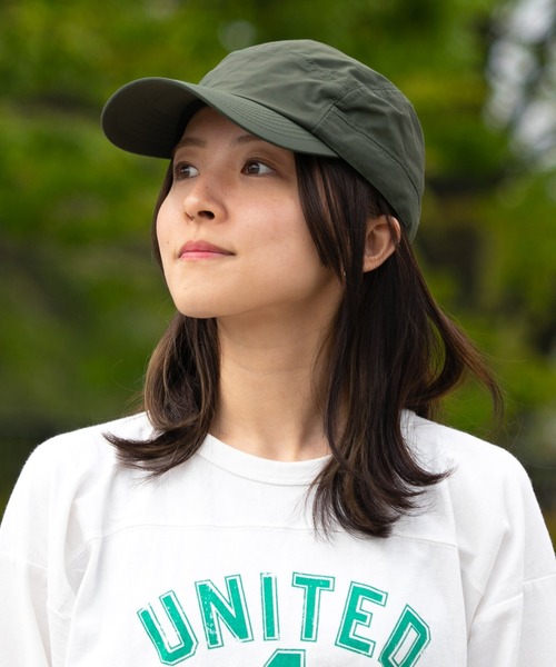 KiU（キウ）の「紫外線防止 サンシェード付きジェットキャップ（キャップ・レディース・カーキ/ベージュ/ブラック・FREE）」の10枚目の写真