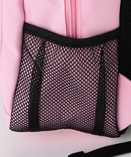 X-girl Stages(エックスガールステージス)の「カラフルロゴミニバックパック(バックパック/リュック・キッズ・ブラック/ピンク・FREE)」の10枚目の写真