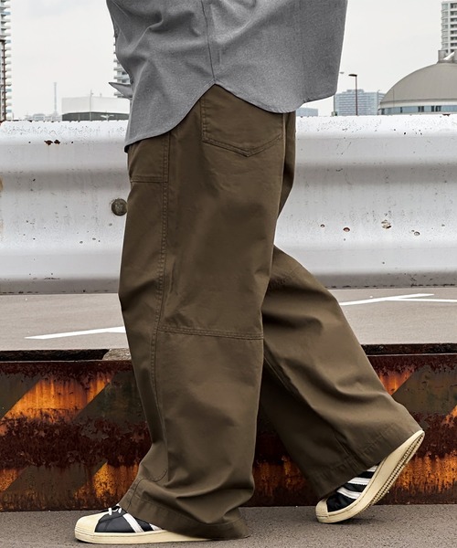 kutir（クティール）の「ミリタリーベイカーワイドパンツ（その他パンツ・メンズ・ベージュ/ブラック/カーキ・LARGE/MEDIUM/SMALL）」の8枚目の写真