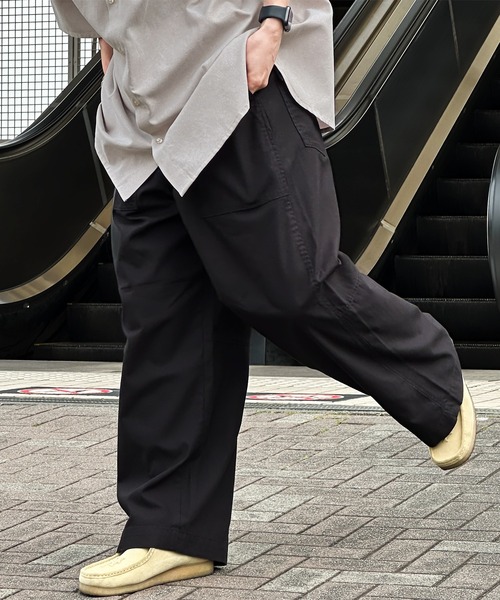 kutir（クティール）の「ミリタリーベイカーワイドパンツ（その他パンツ・メンズ・ベージュ/ブラック/カーキ・LARGE/MEDIUM/SMALL）」の19枚目の写真