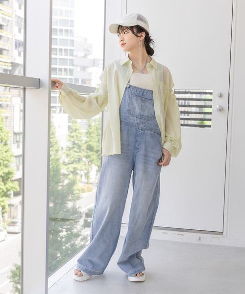 repipi armario（レピピ アルマリオ）の「カタアキリボンルーズシャツ（シャツ/ブラウス・キッズ・ホワイト/サックスブルー/コーラルピンク/イエロー系/ブラック/アイボリー・MEDIUM/LARGE）」の12枚目の写真