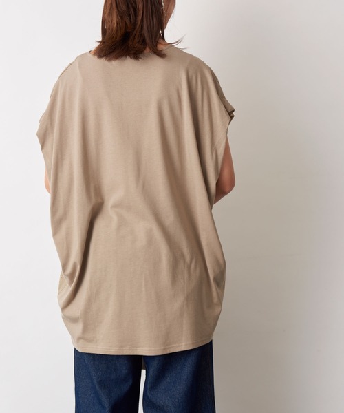 Fanaka（ファナカ）の「刺繍×カットソーチュニックプルオーバー（Tシャツ/カットソー・レディース・ベージュ/オフホワイト・FREE）」の16枚目の写真