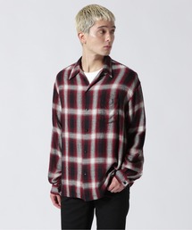マインデニム　minedenim チェックシャツ マインデニム｜MINEDENIM『オンブレチェックシャツ』#BPT【23SS