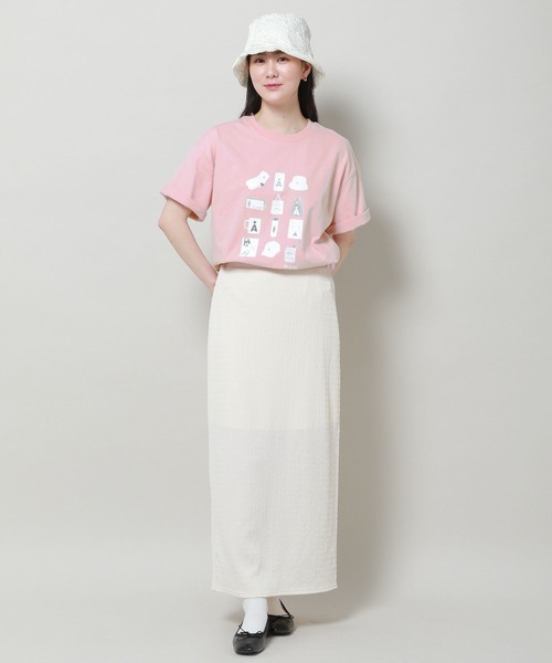 ALAND(エーランド)の「【UNISEX】ALAND/A goodsT2 2907383(Tシャツ/カットソー・レディース・ピンク/ブラック・MEDIUM/LARGE)」の11枚目の写真