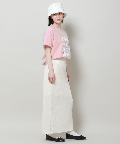 ALAND(エーランド)の「【UNISEX】ALAND/A goodsT2 2907383(Tシャツ/カットソー・レディース・ピンク/ブラック・MEDIUM/LARGE)」の5枚目の写真