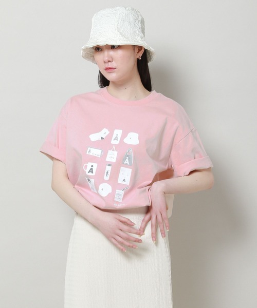 ALAND(エーランド)の「【UNISEX】ALAND/A goodsT2 2907383(Tシャツ/カットソー・レディース・ピンク/ブラック・MEDIUM/LARGE)」の15枚目の写真