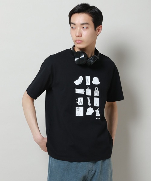 ALAND(エーランド)の「【UNISEX】ALAND/A goodsT2 2907383(Tシャツ/カットソー・レディース・ピンク/ブラック・MEDIUM/LARGE)」の12枚目の写真