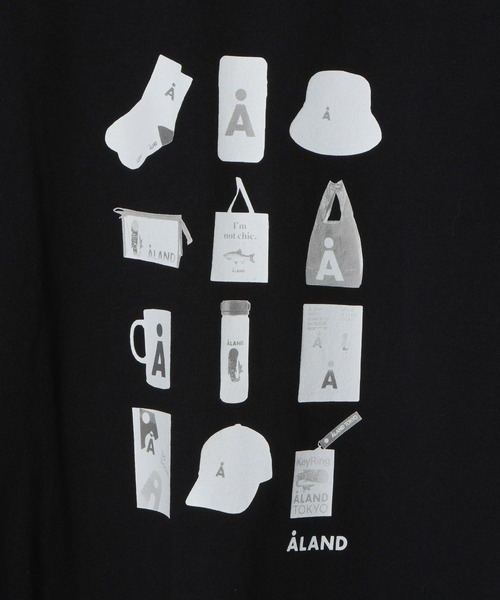 ALAND(エーランド)の「【UNISEX】ALAND/A goodsT2 2907383(Tシャツ/カットソー・レディース・ピンク/ブラック・MEDIUM/LARGE)」の4枚目の写真