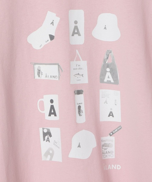 ALAND(エーランド)の「【UNISEX】ALAND/A goodsT2 2907383(Tシャツ/カットソー・レディース・ピンク/ブラック・MEDIUM/LARGE)」の14枚目の写真