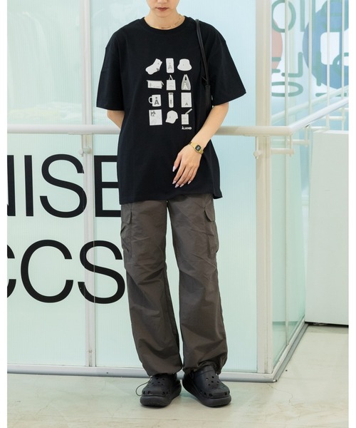 ALAND(エーランド)の「【UNISEX】ALAND/A goodsT2 2907383(Tシャツ/カットソー・レディース・ピンク/ブラック・MEDIUM/LARGE)」の20枚目の写真