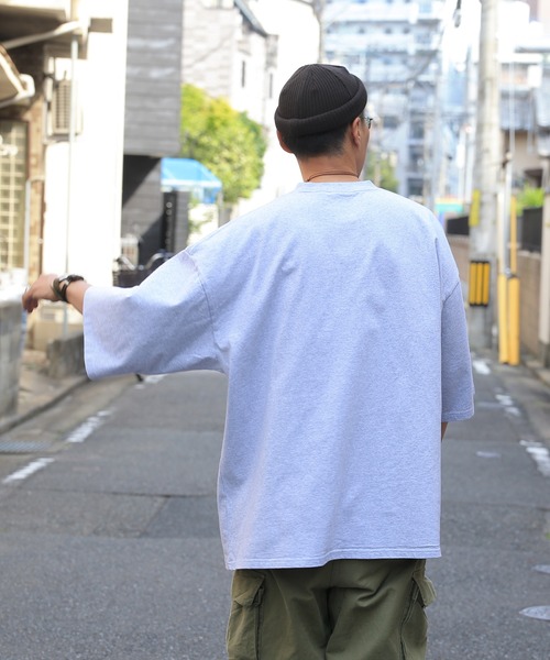 WAIPER.inc(ワイパーインク)の「GOOD WEAR ポケット無し S/S SUPER BIG TEE 2w7-11222 USAコットン(Tシャツ/カットソー・メンズ・ブラック/グレイッシュベージュ/杢グレー/チャコールグレー/ホワイト/グリーン系その他/ネイビー・S/M/L/XL)」の15枚目の写真