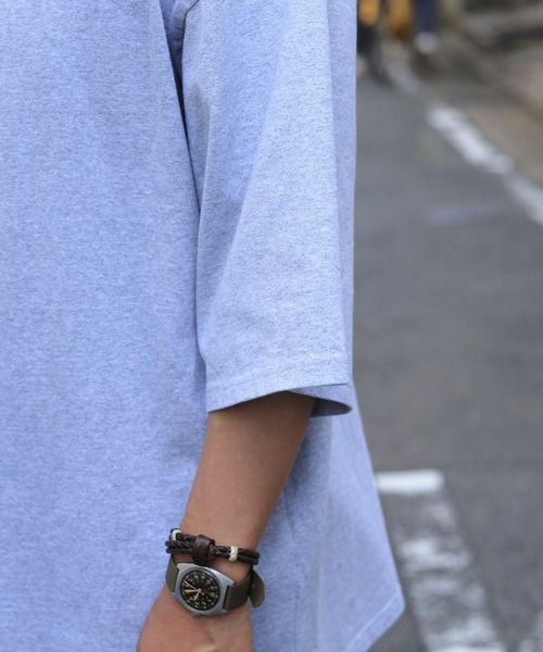 WAIPER.inc(ワイパーインク)の「GOOD WEAR ポケット無し S/S SUPER BIG TEE 2w7-11222 USAコットン(Tシャツ/カットソー・メンズ・ブラック/グレイッシュベージュ/杢グレー/チャコールグレー/ホワイト/グリーン系その他/ネイビー・S/M/L/XL)」の17枚目の写真