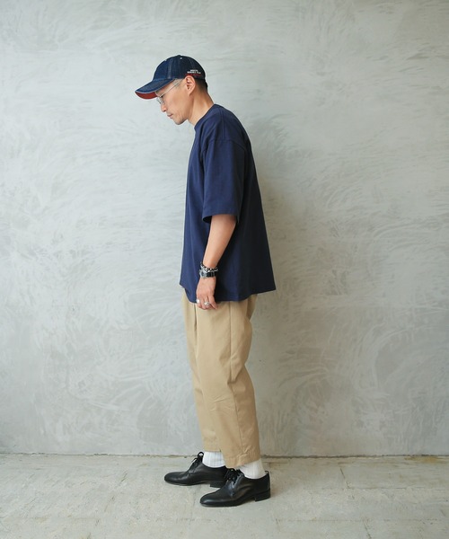 WAIPER.inc(ワイパーインク)の「GOOD WEAR ポケット無し S/S SUPER BIG TEE 2w7-11222 USAコットン(Tシャツ/カットソー・メンズ・ブラック/グレイッシュベージュ/杢グレー/チャコールグレー/ホワイト/グリーン系その他/ネイビー・S/M/L/XL)」の9枚目の写真