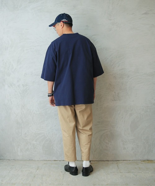 WAIPER.inc(ワイパーインク)の「GOOD WEAR ポケット無し S/S SUPER BIG TEE 2w7-11222 USAコットン(Tシャツ/カットソー・メンズ・ブラック/グレイッシュベージュ/杢グレー/チャコールグレー/ホワイト/グリーン系その他/ネイビー・S/M/L/XL)」の10枚目の写真