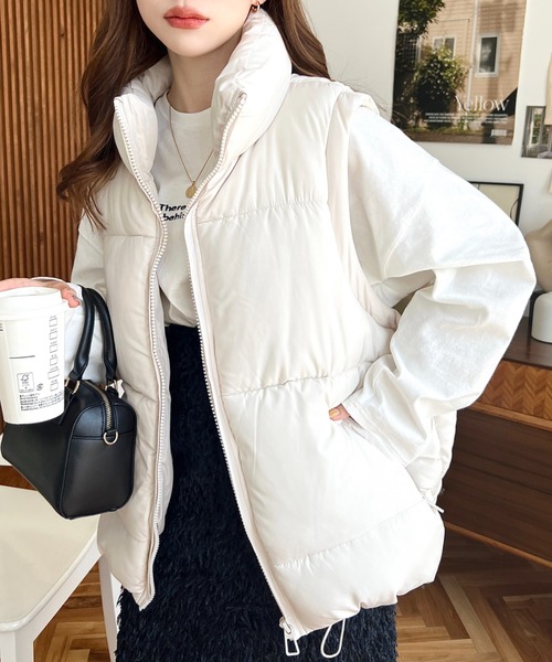 moment+（モーメントプラス）の「ビッグファスナーファイバーダウン