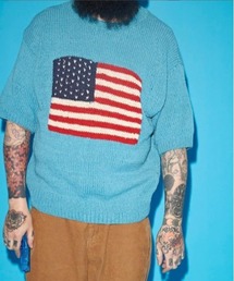 macmahon knitting mills アメリカ 星条旗 国旗 ニット macmahon knitting mills アメリカ 星条旗 国旗
