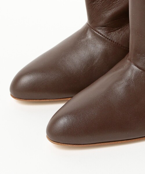 NEBULONI E. ネブローニ　ナッパレザーショートブーツ　BROWN 39 NEBULONI E（ネブローニ）の「NEBULONI E / ナッパ ショート