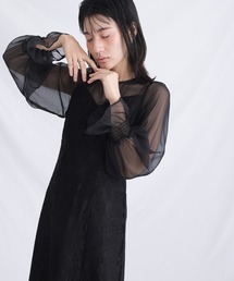atlo ブラック オケージョンドレス atlo ドレス 同窓会 オケージョンドレス 結婚式 パーティー