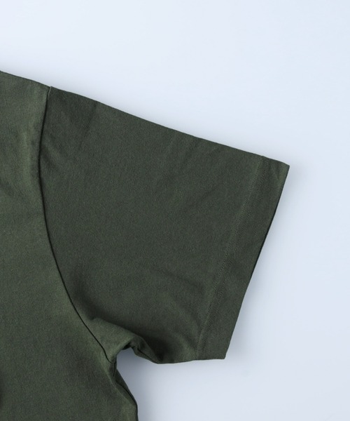 ※ALPHA(アルファ)の「【ALPHA】異素材ポケットTシャツ(Tシャツ/カットソー・メンズ・イエロー/ホワイト/ブラック/カーキブラウン・XL/L/M)」の7枚目の写真